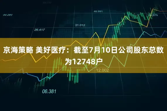 京海策略 美好医疗：截至7月10日公司股东总数为12748户