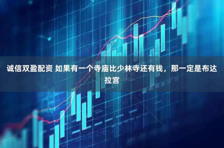 诚信双盈配资 如果有一个寺庙比少林寺还有钱，那一定是布达拉宫