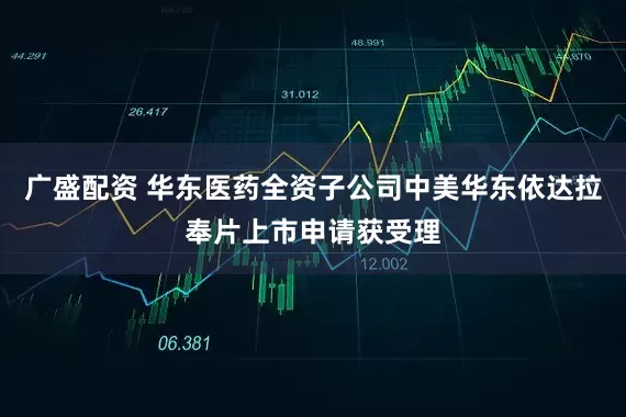 广盛配资 华东医药全资子公司中美华东依达拉奉片上市申请获受理